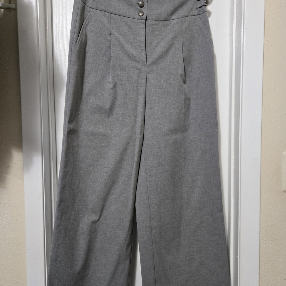 Vince Camuto Gray Wide Leg Trousers